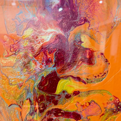 絵画／Title「Flare」 額縁込