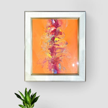 絵画／Title「Flare」 額縁込