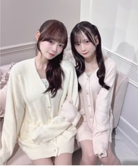 パールボタンニットカーディガン