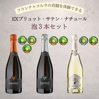 【8月31日まで】ランティエリ・デ・パラティコ フランチャコルタ 飲み比べ3本セット【20%OFF】 ─ エクストラ・ブリュット・サテン・ナチュール ─