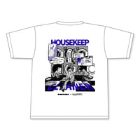 【予約・8月入荷】《NMIK × もちゃたろ》秘密のLAUNDRY TEE / WHITE