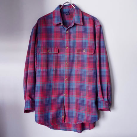 old mont-bell plaid shirt