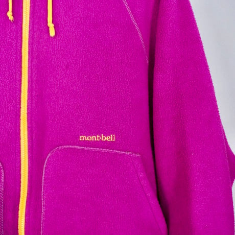 old mont-bell fleece hoodie