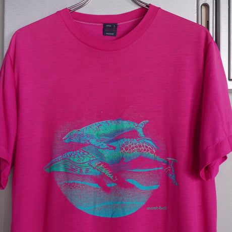 old mont-bell print Tee