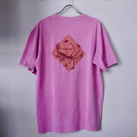 old mont-bell print Tee