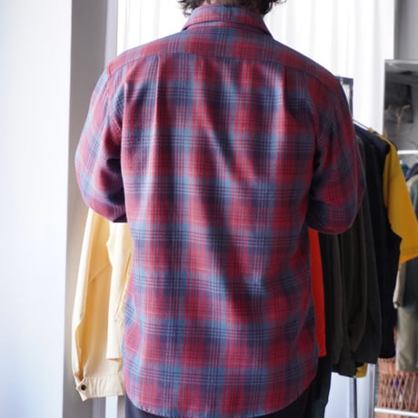 old mont-bell plaid shirt