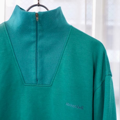 old mont-bell half zip sweat