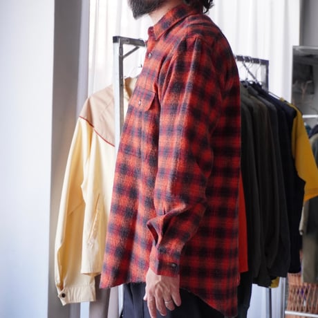old mont-bell plaid shirt