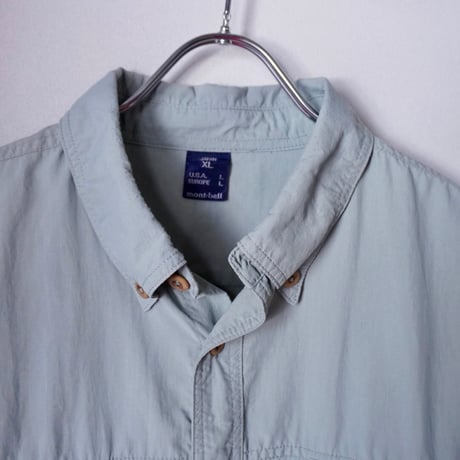 old mont-bell nylon shirt