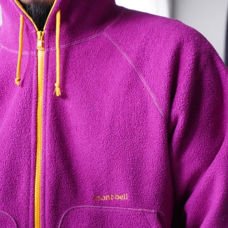old mont-bell fleece hoodie