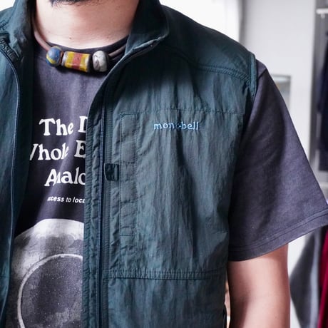 old mont-bell  zip vest