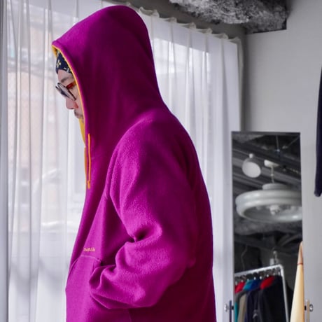 old mont-bell fleece hoodie