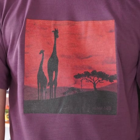 old mont-bell print Tee
