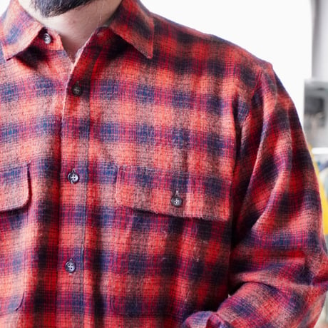 old mont-bell plaid shirt
