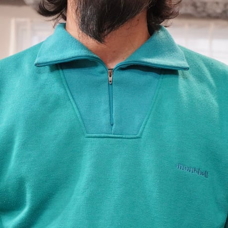 old mont-bell half zip sweat