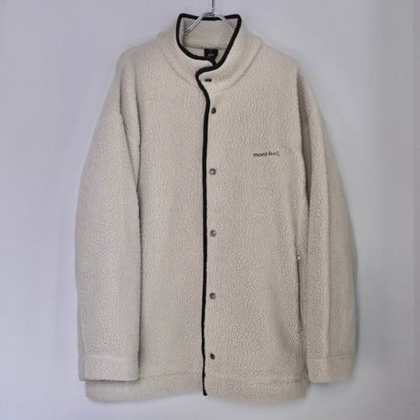 old mont-bell fleece cardigan