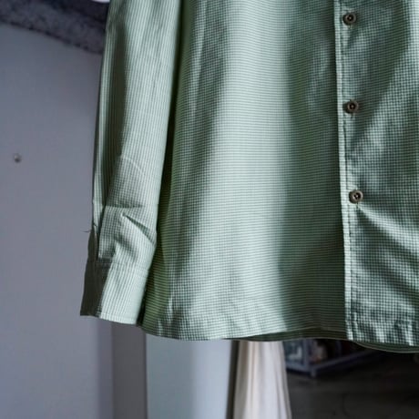 old mont-bell plaid shirt
