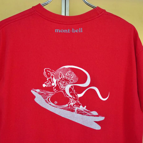 old mont-bell print Tee