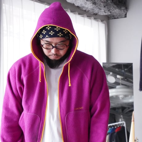 old mont-bell fleece hoodie