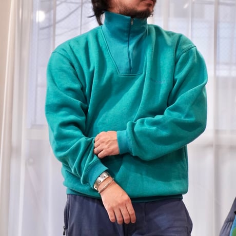 old mont-bell half zip sweat