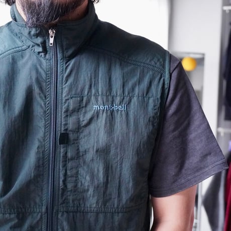 old mont-bell  zip vest