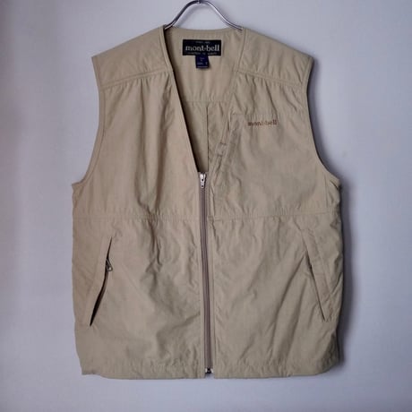old mont-bell  zip vest
