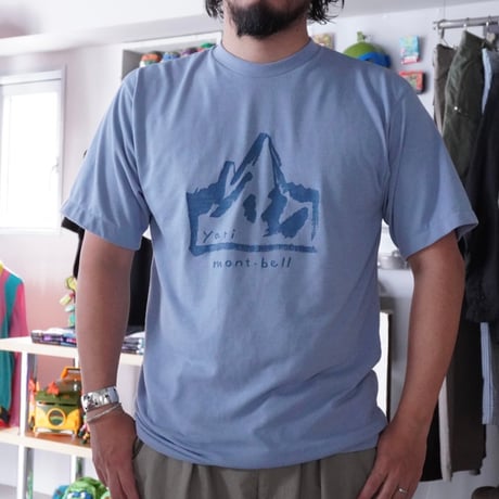 old mont-bell print Tee
