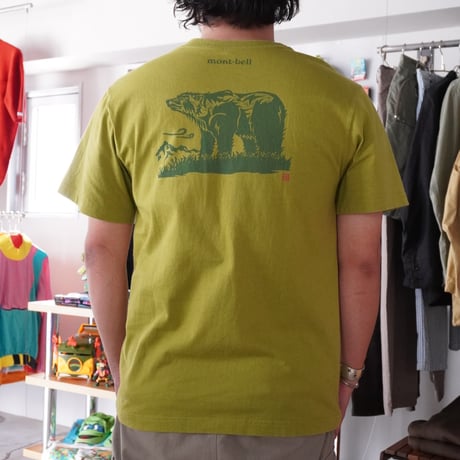 old mont-bell print Tee