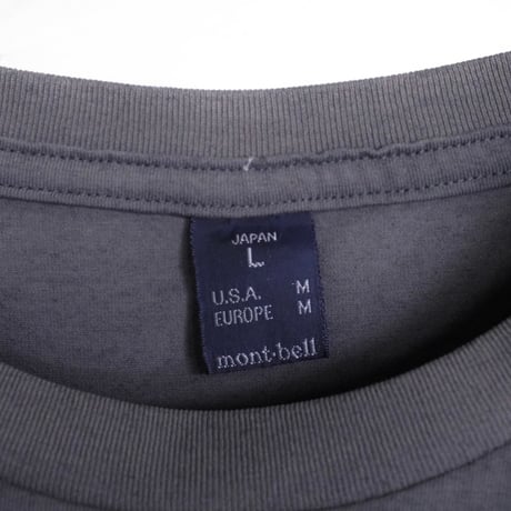 old mont-bell print Tee