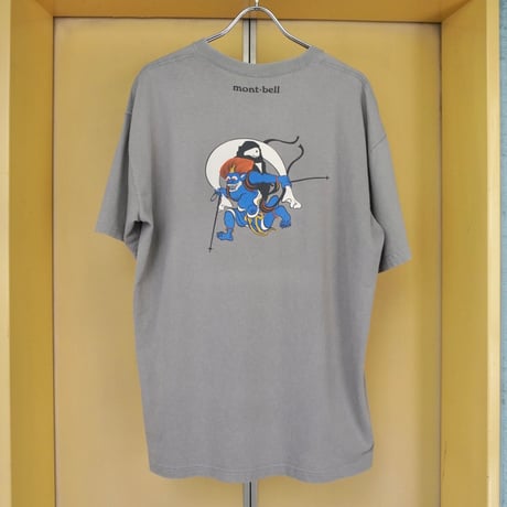 old mont-bell print Tee