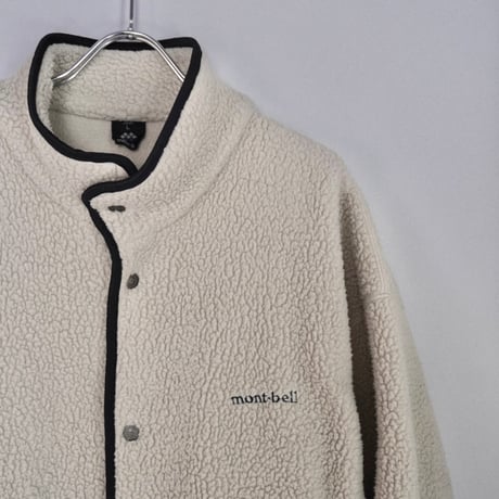 old mont-bell fleece cardigan
