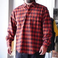 old mont-bell plaid shirt