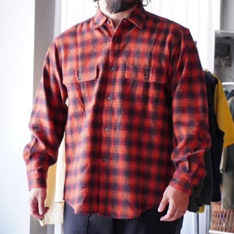 old mont-bell plaid shirt