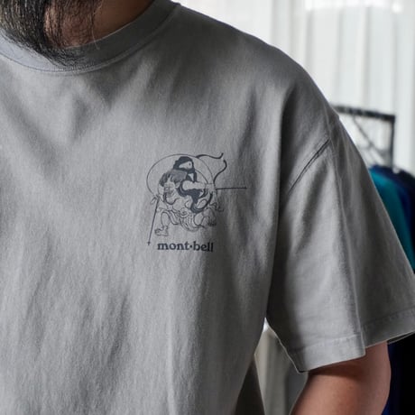 old mont-bell print Tee