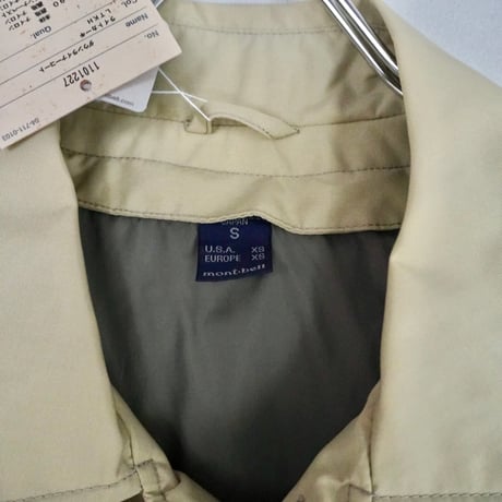 old mont-bell down liner coat