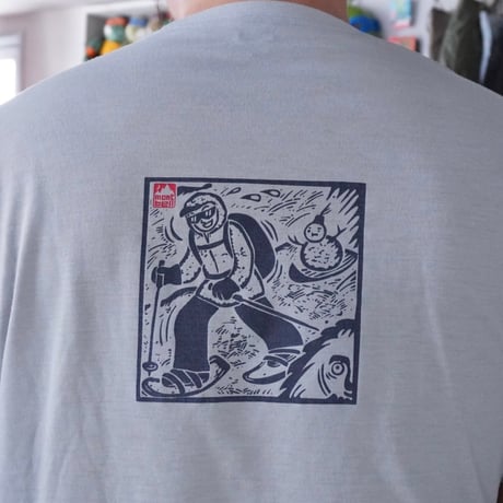 old mont-bell print Tee
