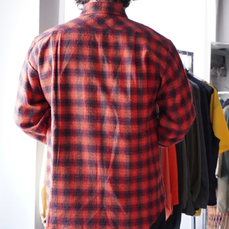 old mont-bell plaid shirt