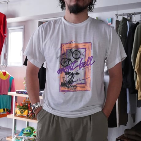 old mont-bell print Tee