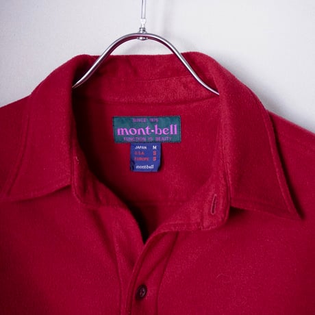 old mont-bell fleece shirt