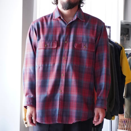 old mont-bell plaid shirt