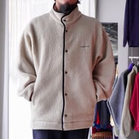 old mont-bell fleece cardigan