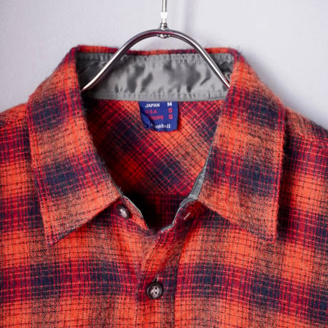 old mont-bell plaid shirt