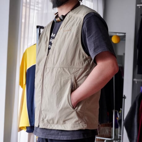 old mont-bell  zip vest