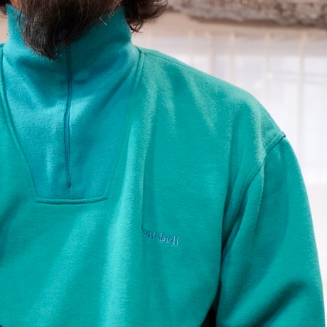 old mont-bell half zip sweat