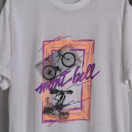 old mont-bell print Tee
