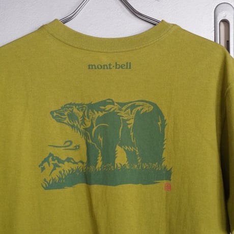 old mont-bell print Tee