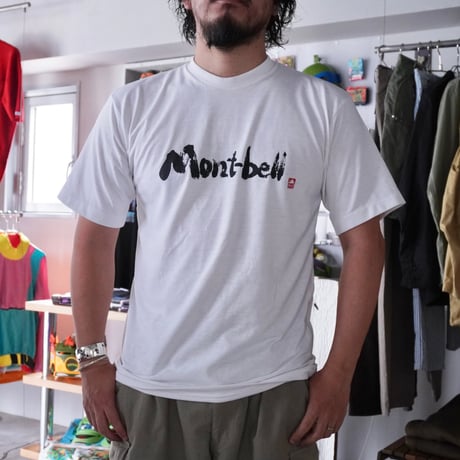 old mont-bell print Tee