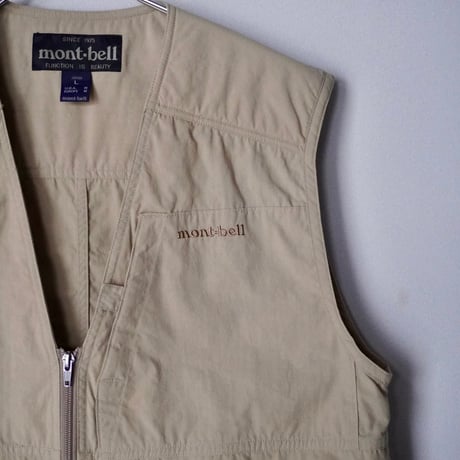 old mont-bell  zip vest