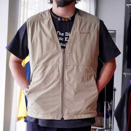 old mont-bell  zip vest