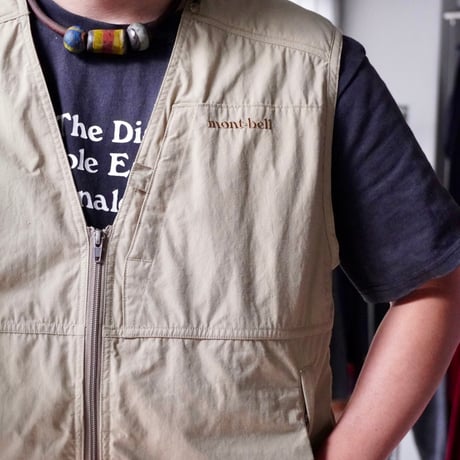 old mont-bell  zip vest